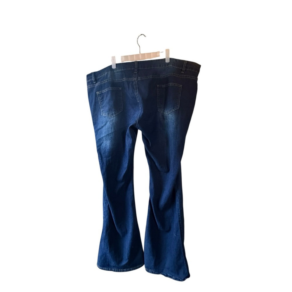 Source Unknown Indigo Flare Jeans - image 4